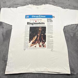 1996 Chicago Bulls Nba Basketball Champions T-Shirt Adult X- White